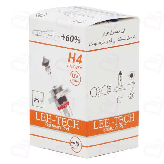 لامپ H4 سه خار رنگ فابریک 100 وات غریب دوست