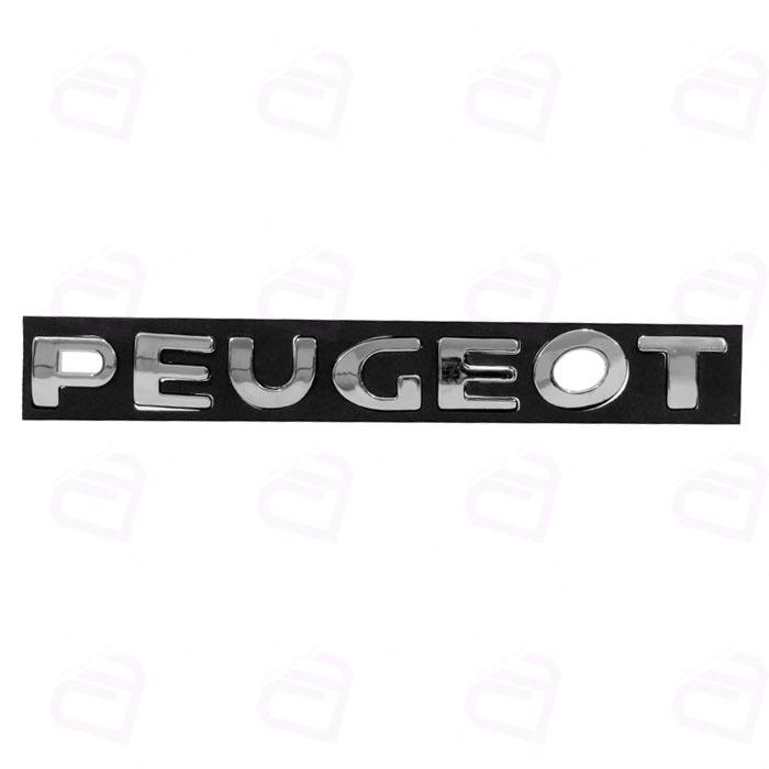 آرم نوشته PEUGEOT ناپیوسته استیل آرم سازان