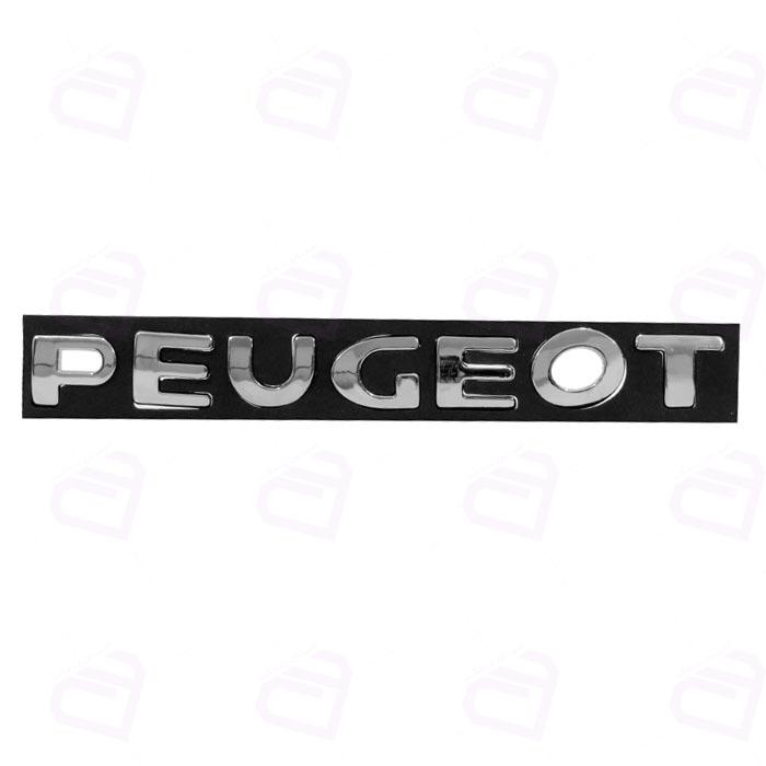 آرم نوشته PEUGEOT ناپیوسته استیل آرم سازان (پژو پارس TU5)