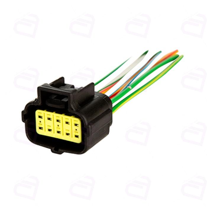 سوکت 10 فیش انژکتور - ریل سوخت مادگی کد132 (محصولات ایرانخودرو)