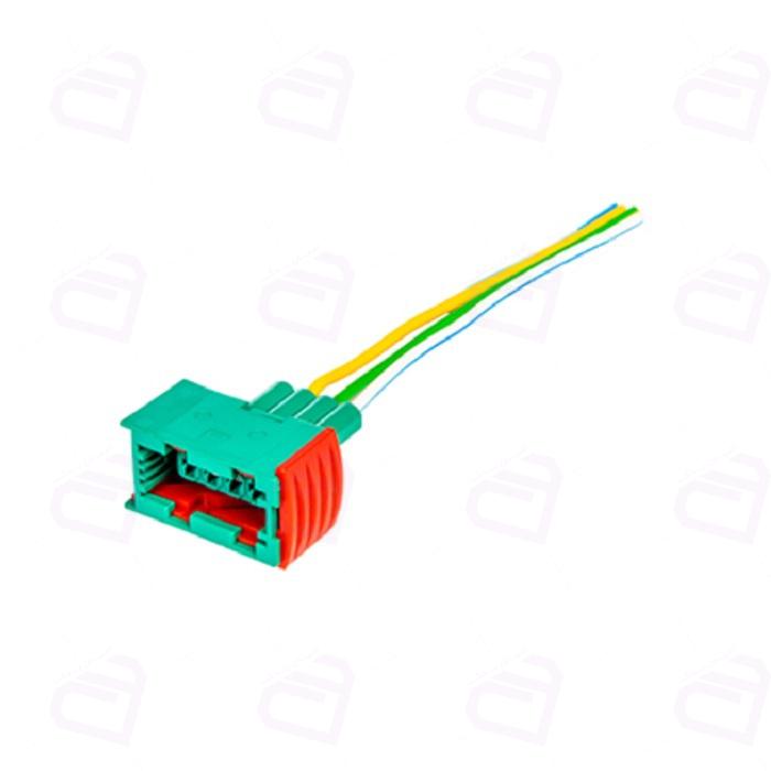 سوکت سنسور اکسیژن ساژم مادگی سبز کد136 (محصولات ایرانخودرو)