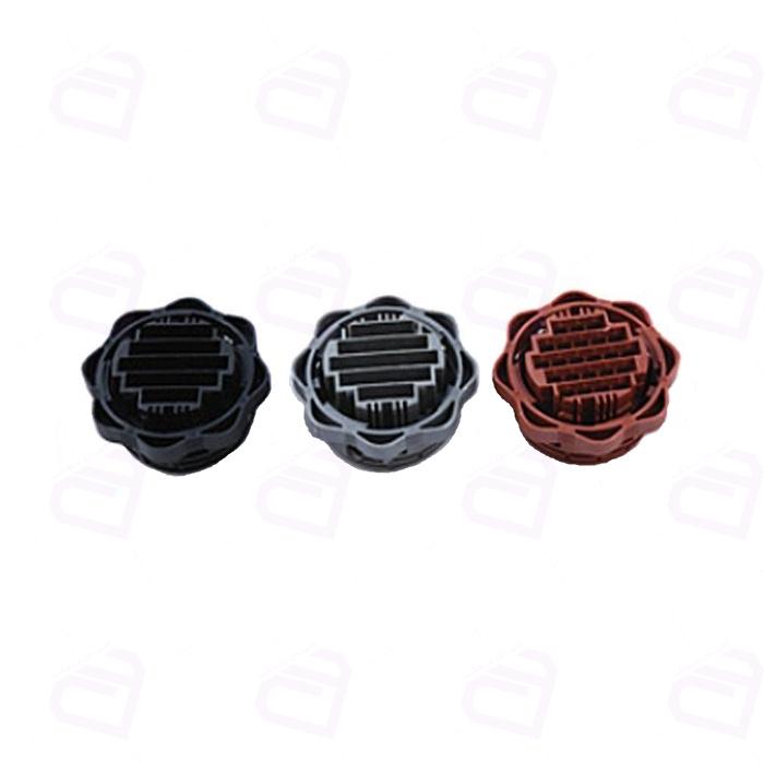 سوکت 23 فیش فلکه ای مادگی مهره خور کد233 (محصولات ایرانخودرو, مشکی)