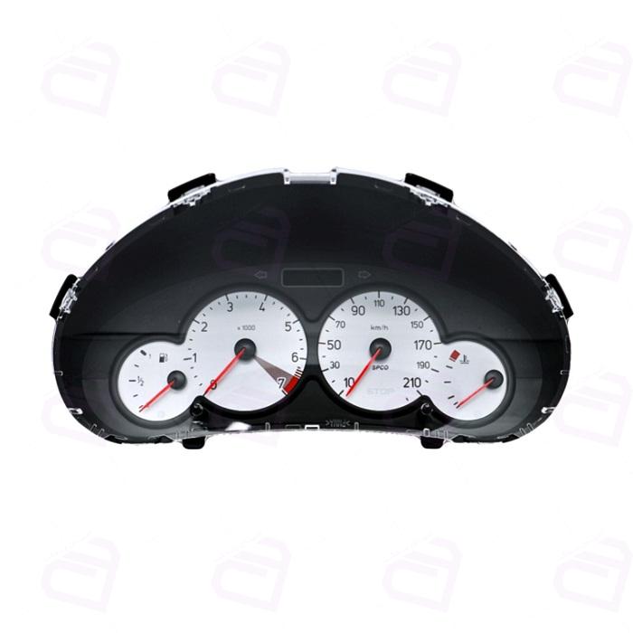 پشت آمپر پژو 206 جدید سوکت مشکی عظام 3163041