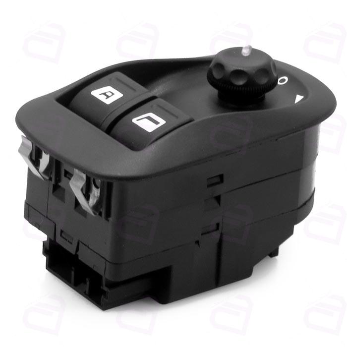 کلید شیشه بالابر پژو 206 تیپ 5 جلو تنظیم آینه بغل دو سوکت کد0892