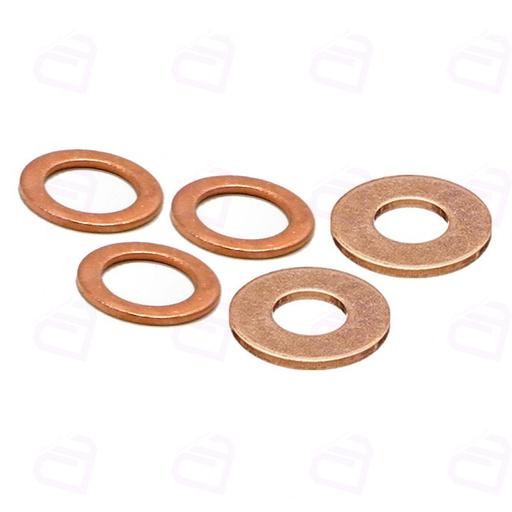 واشر تخت مسی سایز 5 قطر 10 کد0892