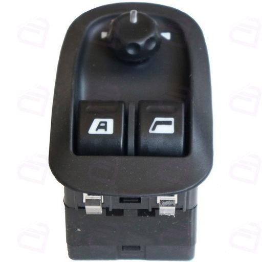 کلید شیشه بالابر پژو 206 تیپ 5 جلو تنظیم آینه بغل دو سوکت ایمن تک