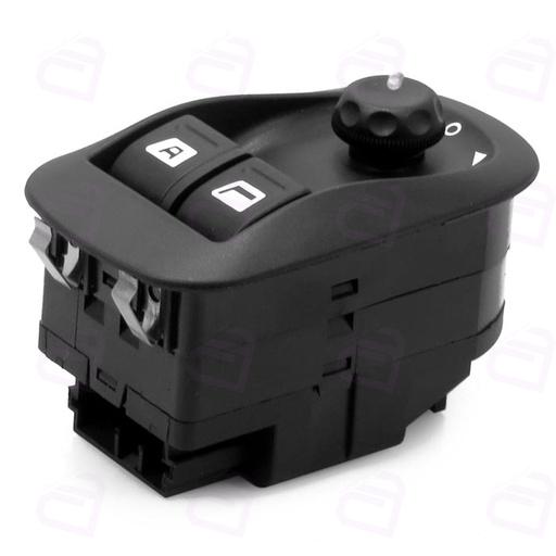 کلید شیشه بالابر پژو 206 تیپ 5 جلو تنظیم آینه بغل دو سوکت کد0892